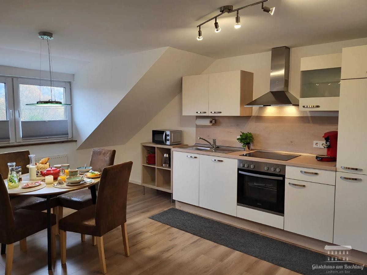 Komfort Ferienwohnungen Mit Wellness-Garten - Gaestehaus Am Bachlauf - Losheim Am See Esterno foto