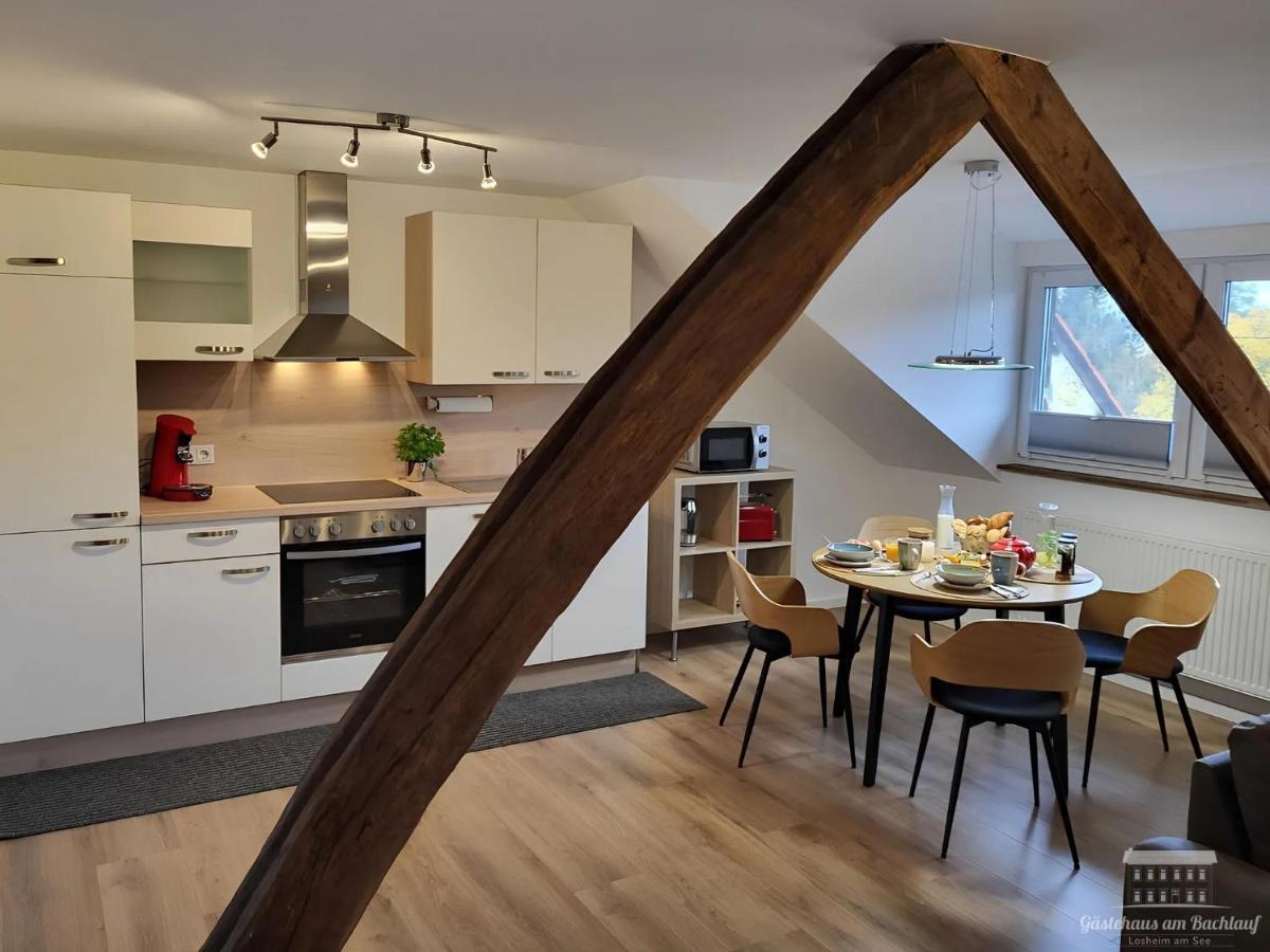 Komfort Ferienwohnungen Mit Wellness-Garten - Gaestehaus Am Bachlauf - Losheim Am See Esterno foto