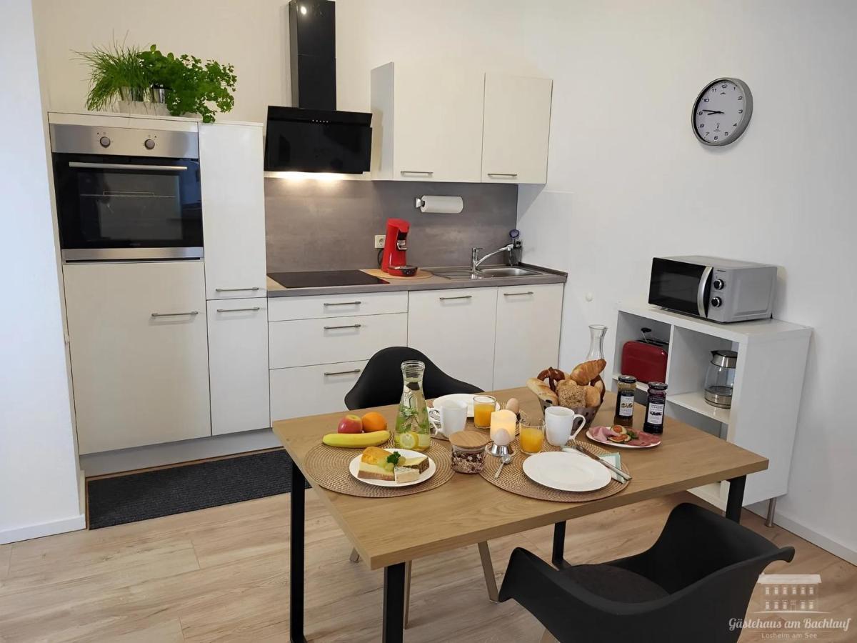Komfort Ferienwohnungen Mit Wellness-Garten - Gaestehaus Am Bachlauf - Losheim Am See Esterno foto