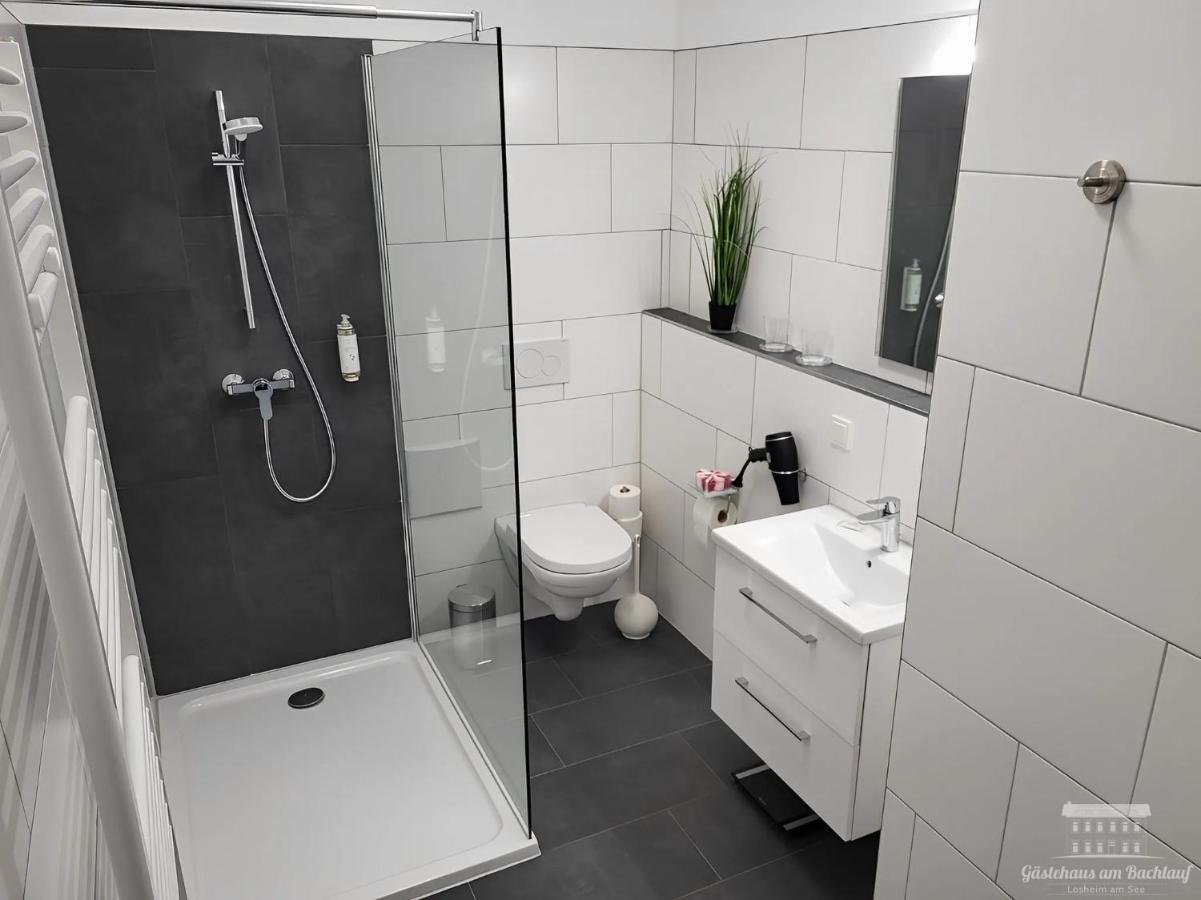 Komfort Ferienwohnungen Mit Wellness-Garten - Gaestehaus Am Bachlauf - Losheim Am See Esterno foto