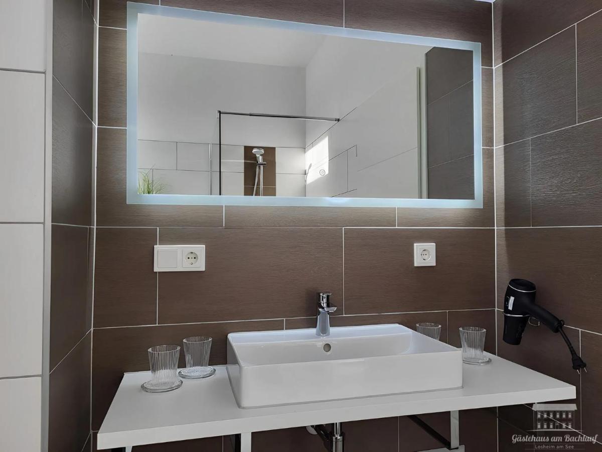 Komfort Ferienwohnungen Mit Wellness-Garten - Gaestehaus Am Bachlauf - Losheim Am See Esterno foto